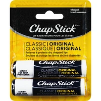 ChapStick Classic Lip Balm, Original Flavour, 4g, 2 Tubes