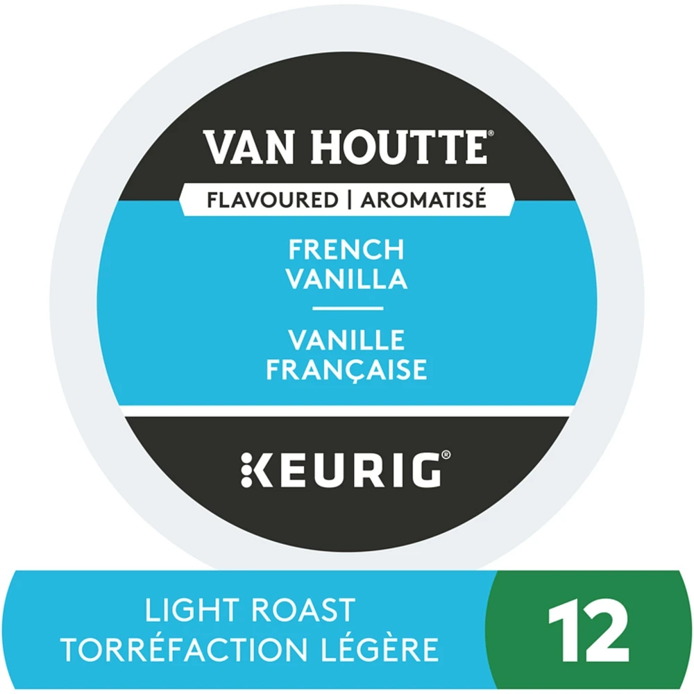 French Vanilla, Light Roast, K-Cup Coffee Pods, 12 Count