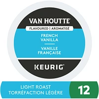 French Vanilla, Light Roast, K-Cup Coffee Pods, 12 Count