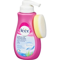 Veet® Pure™ In-Shower Hair Removal Cream, Sensitive Skin