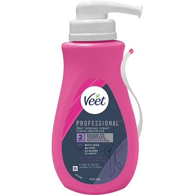 Veet® Professional™ Hair Removal Cream, Pump with Spatula