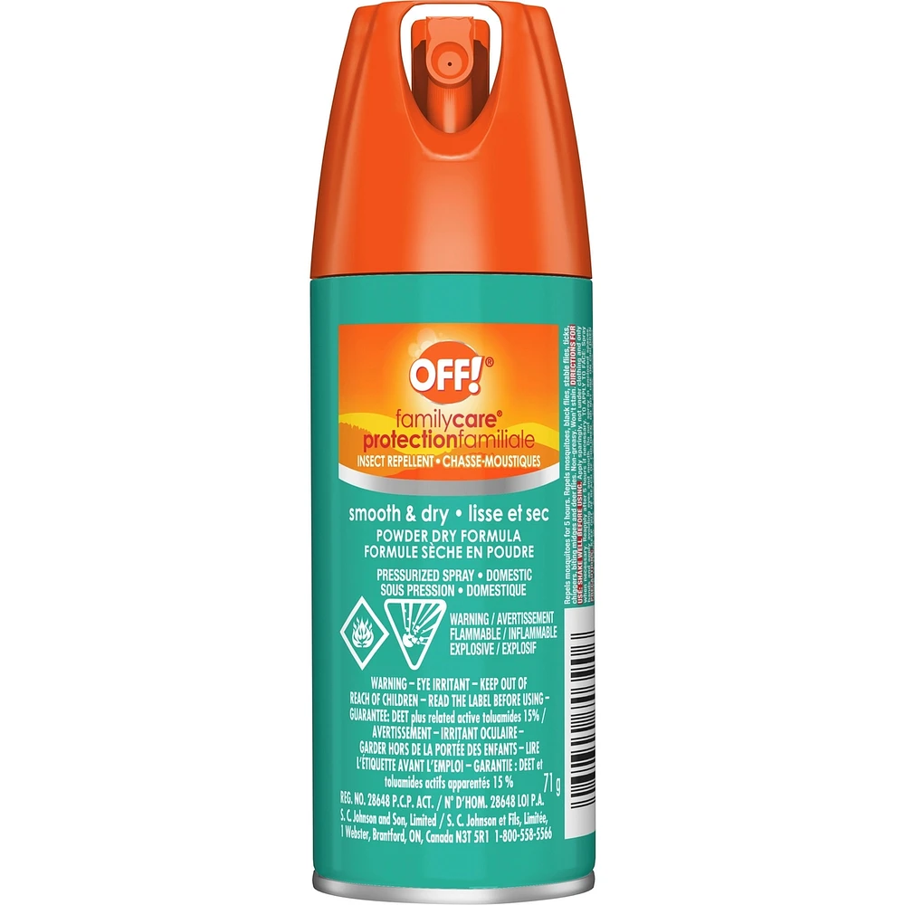 OFF!® FamilyCare® Insect Repellent (Smooth & Dry)