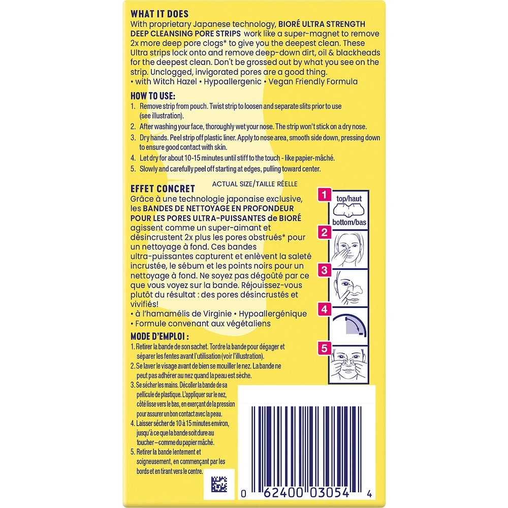 Ultra Deep Cleansing Pore Strips