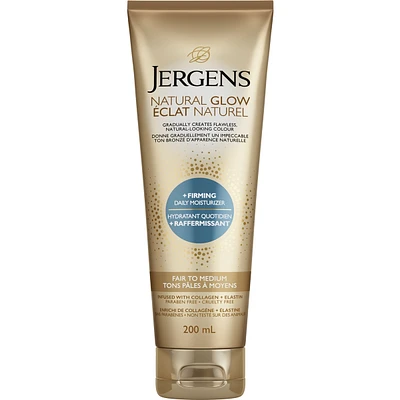 Natural Glow +Firming Daily Moisturizer & Gradual Sunless Tanner  - Medium to Deep