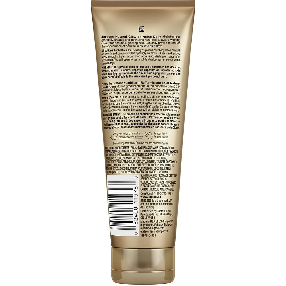 Natural Glow +Firming Daily Moisturizer & Gradual Sunless Tanner  - Medium to Deep