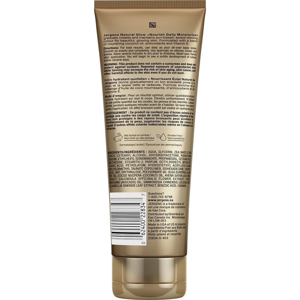 Natural Glow +Nourish Daily Moisturizer & Gradual Sunless Tanner - Fair to Medium