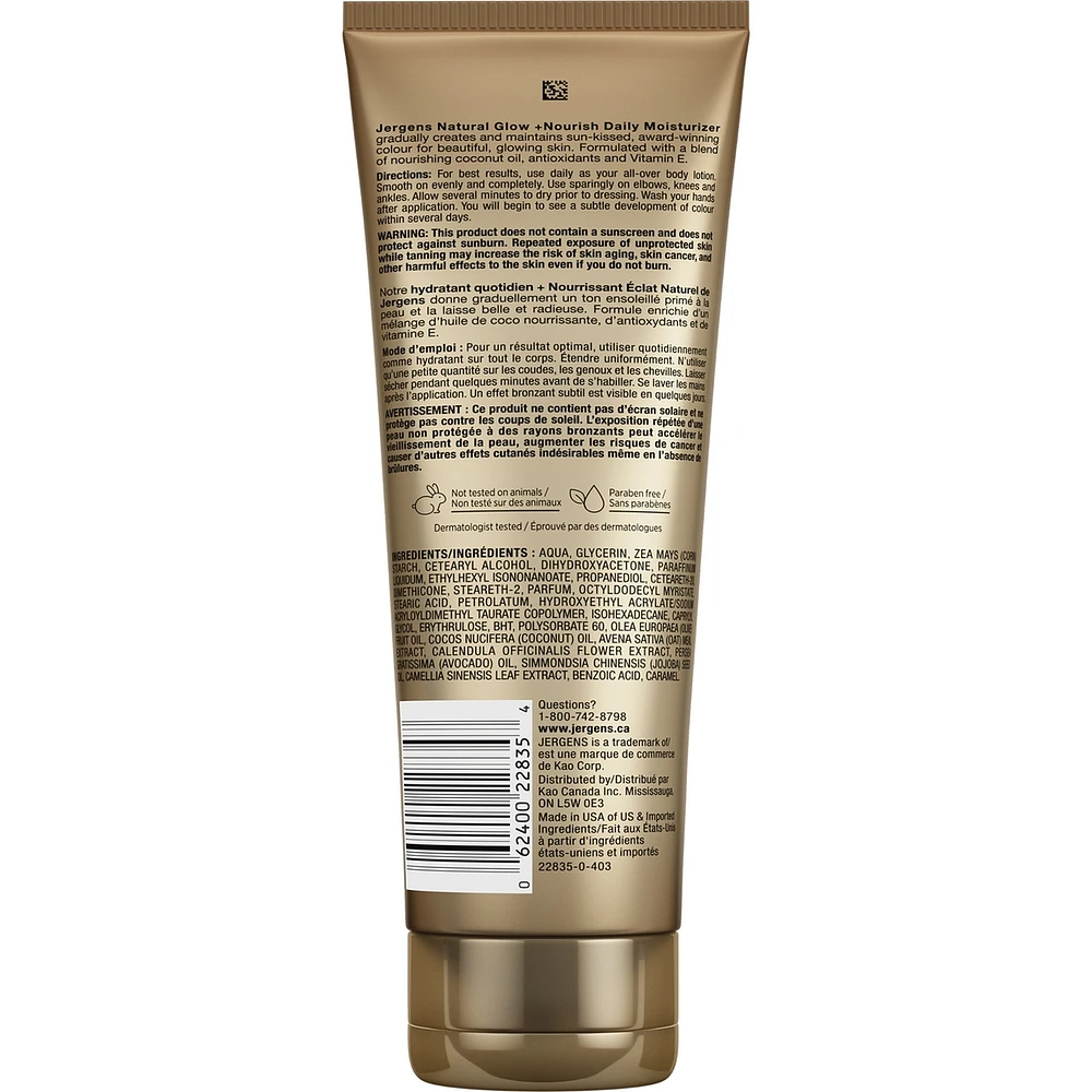 Natural Glow +Nourish Daily Moisturizer & Gradual Sunless Tanner - Fair to Medium