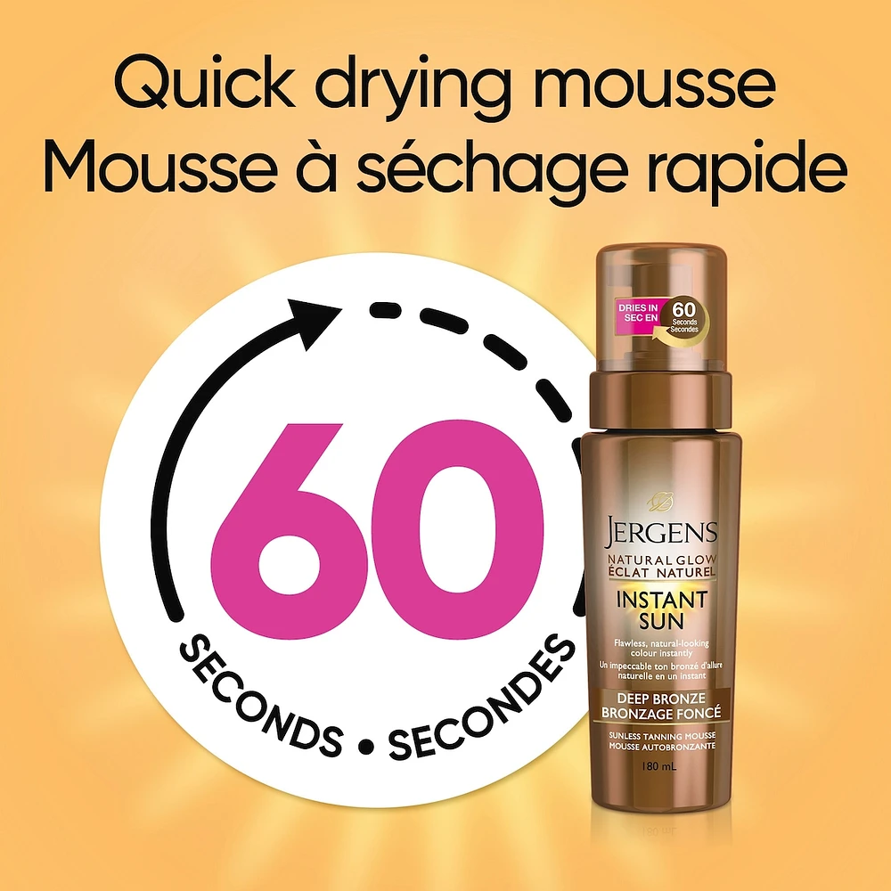 Natural Glow Instant Sun Sunless Tanning Mousse