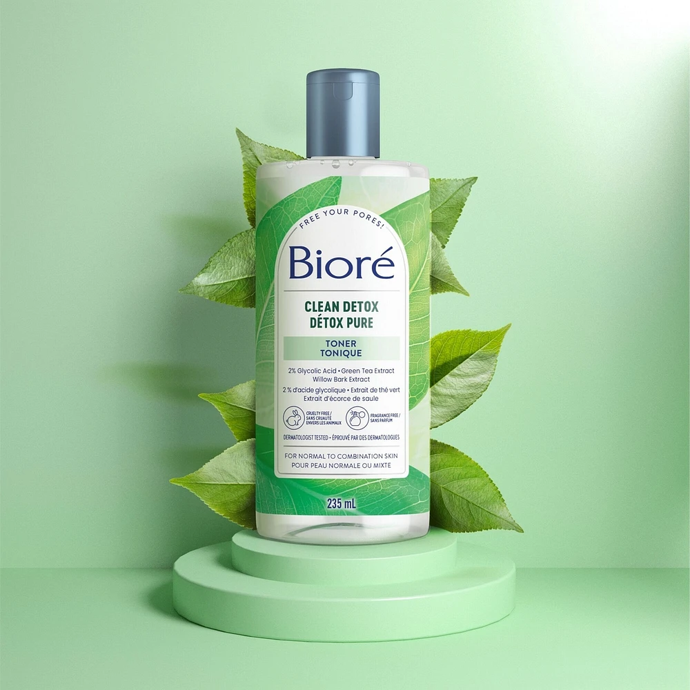 Bioré Clean Detox Toner, for Normal to Combination Skin
