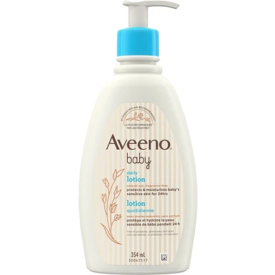 Lotion hydratante quotidienne pour bébés, peau sensible