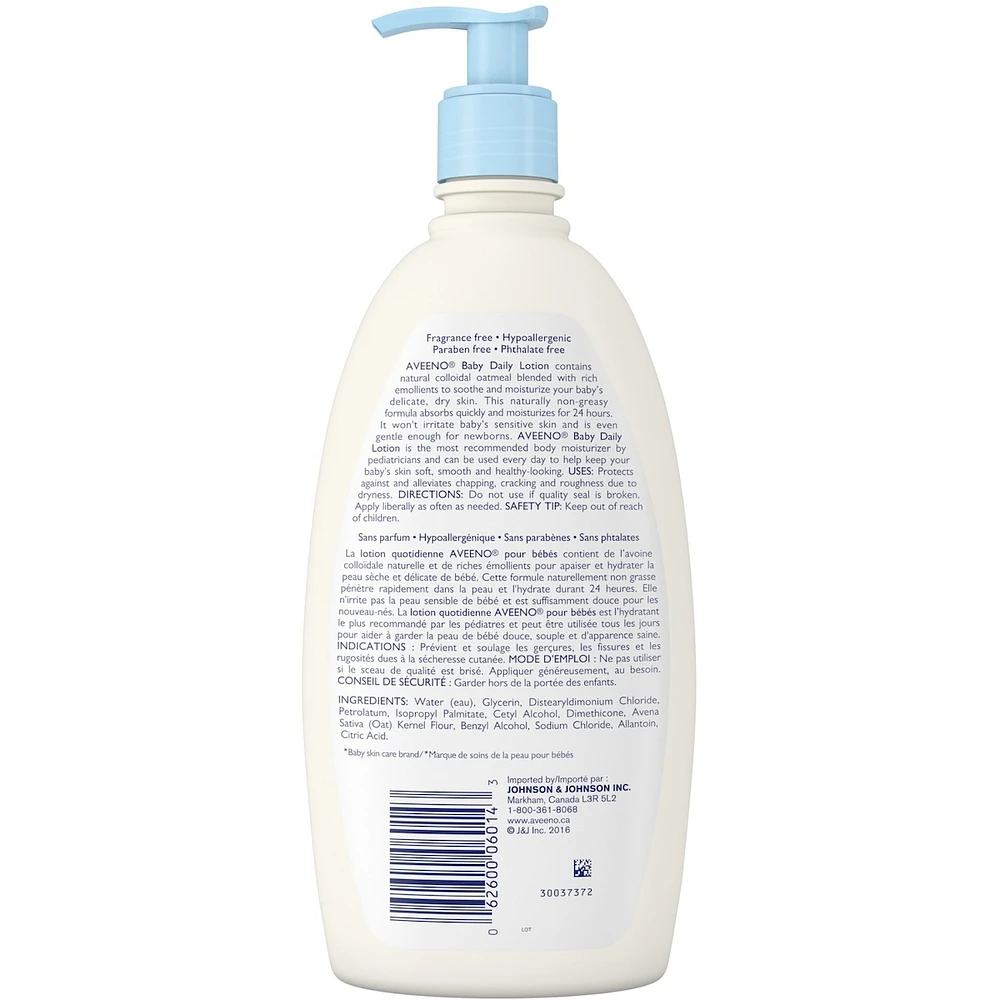 Baby Lotion, Daily Moisturizing Cream