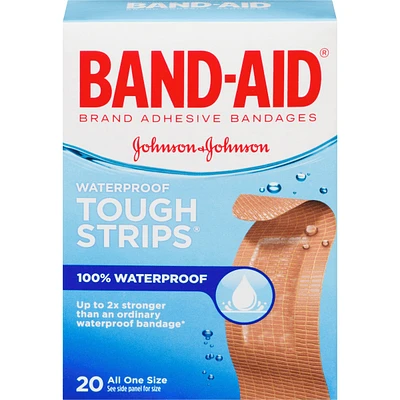 Tough-Strips Adhesive Bandages, Waterproof