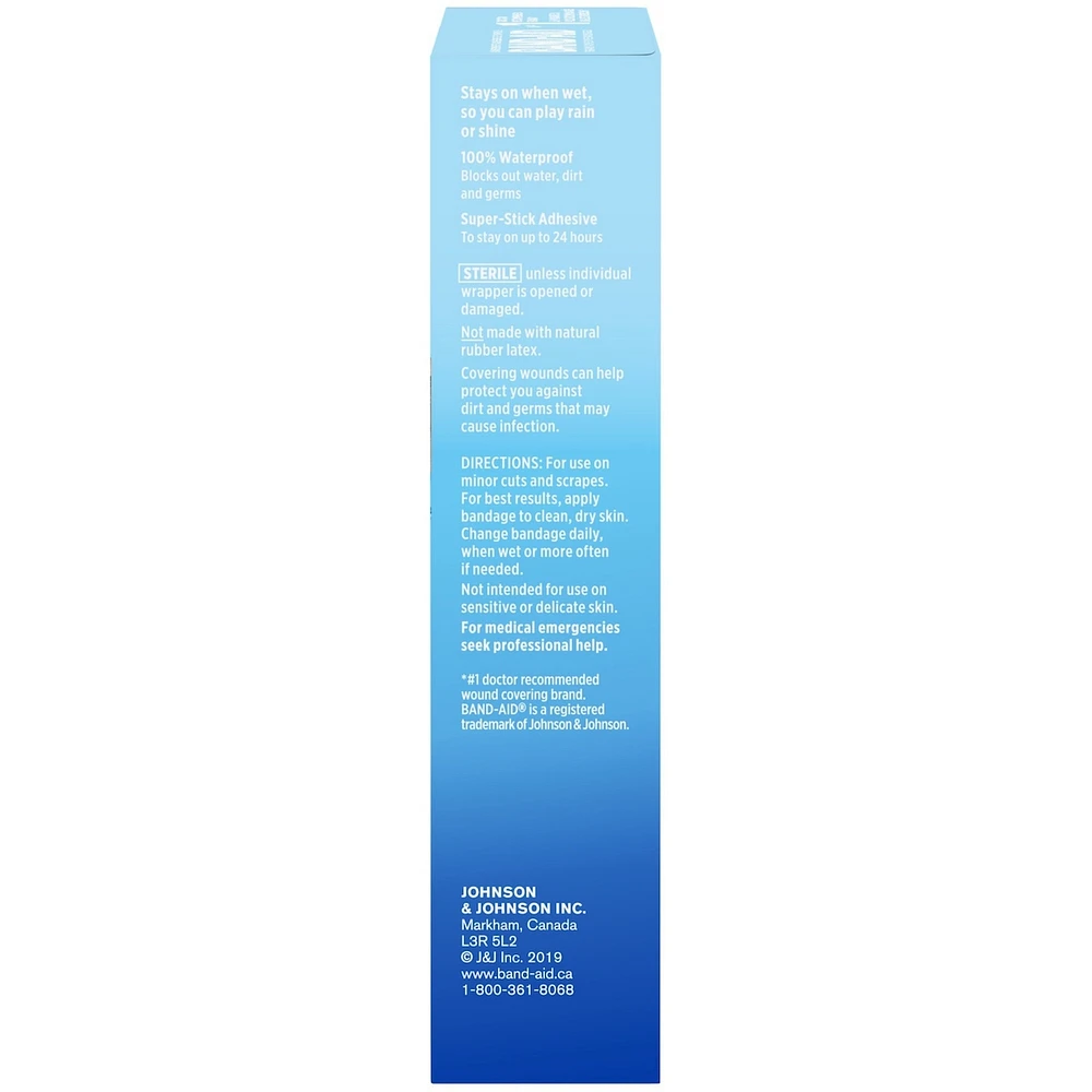 Tough-Strips Adhesive Bandages, Waterproof Extra Large