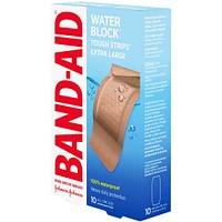 Tough-Strips Adhesive Bandages, Waterproof Extra Large
