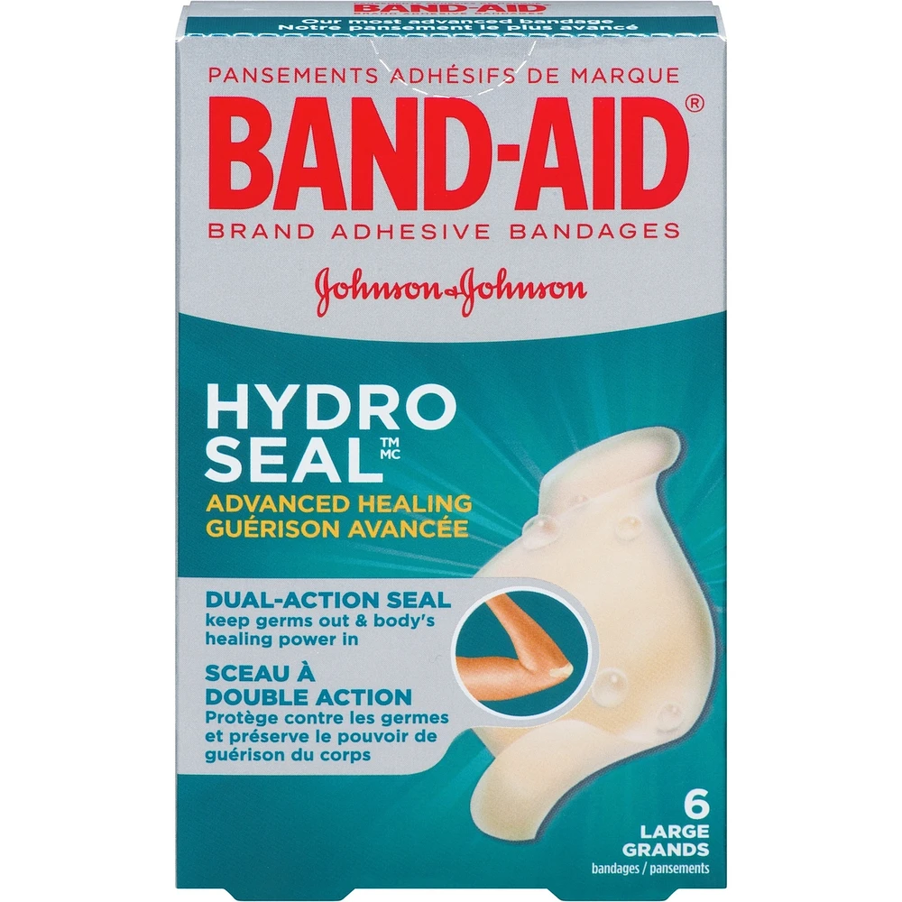 Hydro Seal Hydrocolloid Bandages, Large