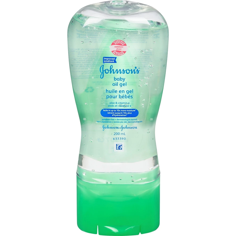 Baby Oil Gel with Aloe Vera, Vitamin E and Mineral Oil