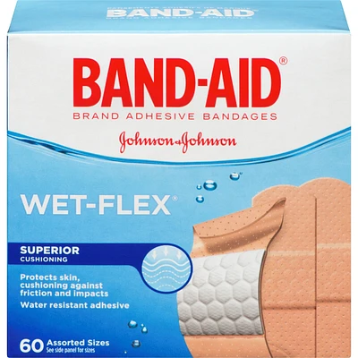 Wet-Flex Adhesive Bandages, Waterproof