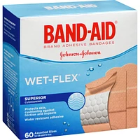 Wet-Flex Adhesive Bandages, Waterproof
