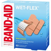 Wet-Flex Adhesive Bandages, Waterproof