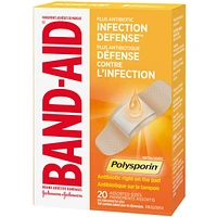Adhesive Bandages Plus Antibiotics 20 ea