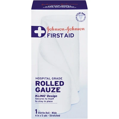 Rolled First Aid Gauze, 10 Centimetres by 4.5 Metres