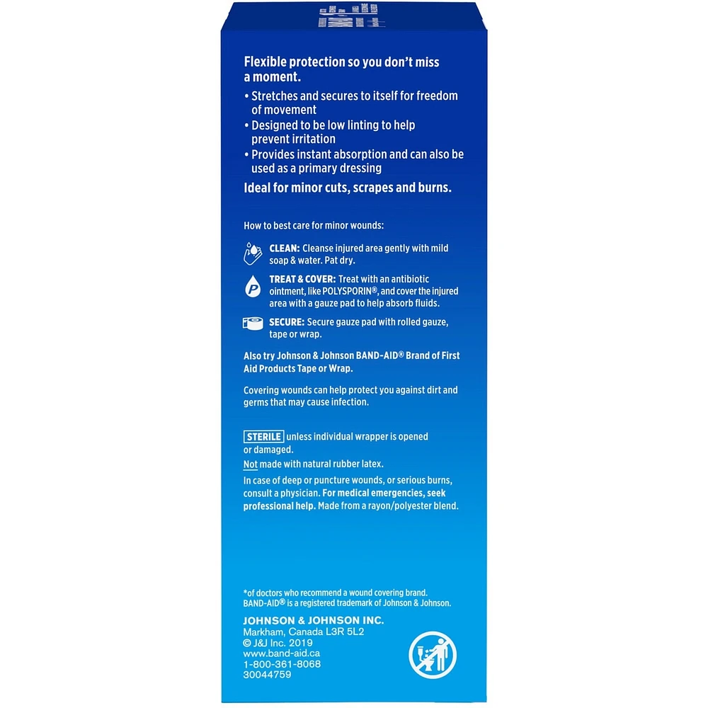 Rolled First Aid Gauze, 10 Centimetres by 4.5 Metres