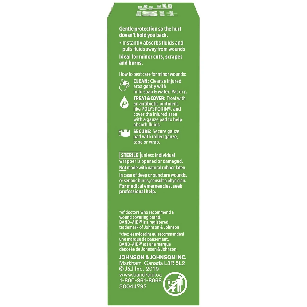 HURT-FREE® Non-Stick Wound Care Pads Medium, 5 Centimetres by 7.6 cm