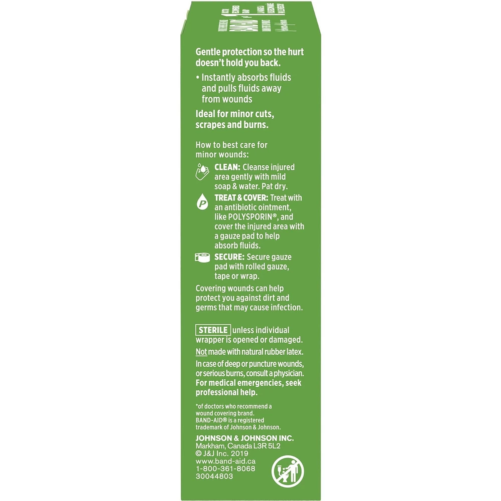 HURT-FREE Non-Stick Pads Large, 7.6 Centimetres by 10.1 cm, 10 Pads