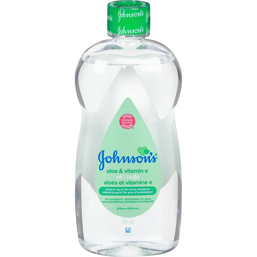 Baby Oil Gel with Aloe Vera, Vitamin E and Mineral Oil
