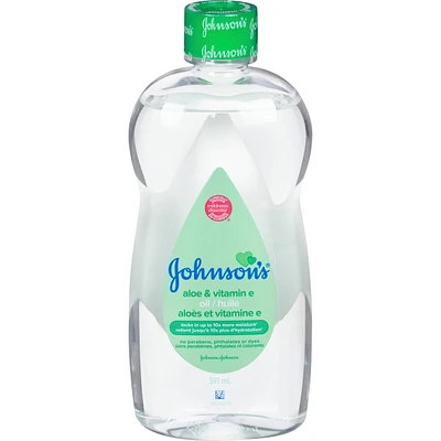 Baby Oil Gel with Aloe Vera, Vitamin E and Mineral Oil