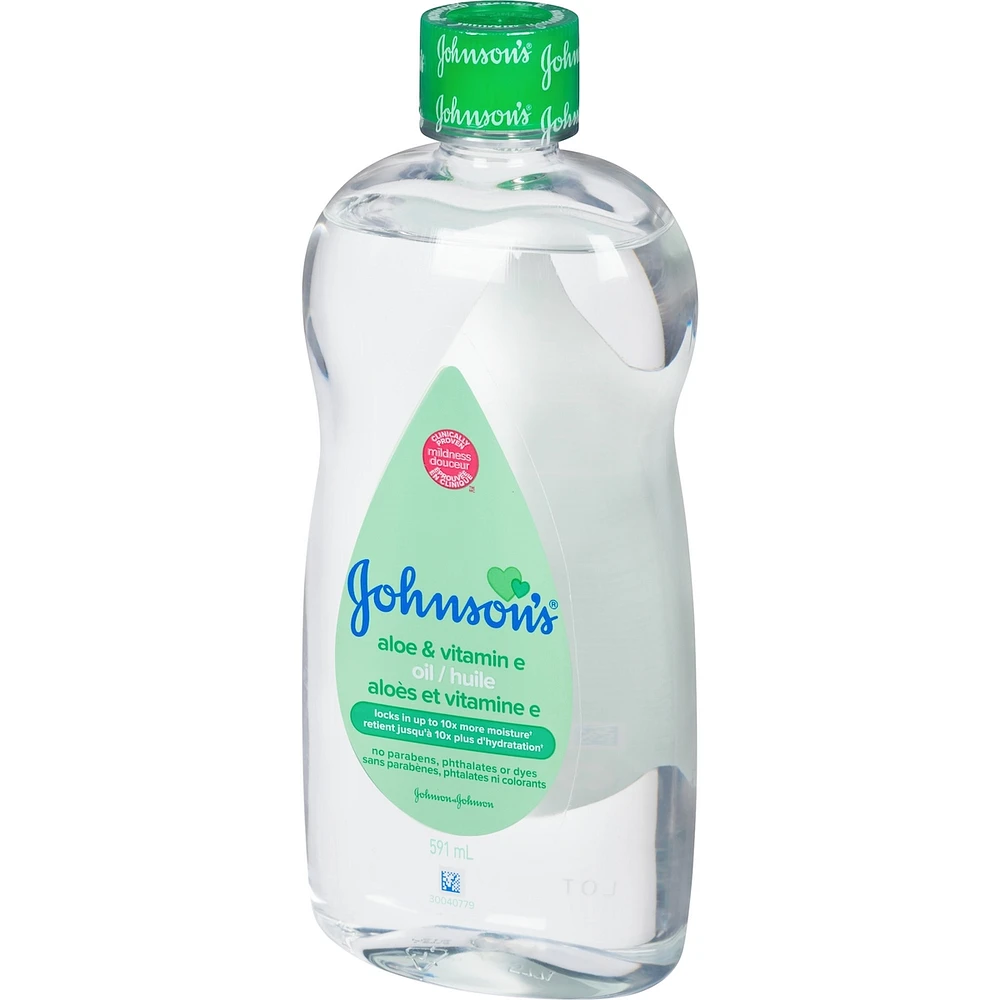 Baby Oil Gel with Aloe Vera, Vitamin E and Mineral Oil