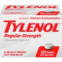 Regular Strength Pain Relief Acetaminophen 325mg