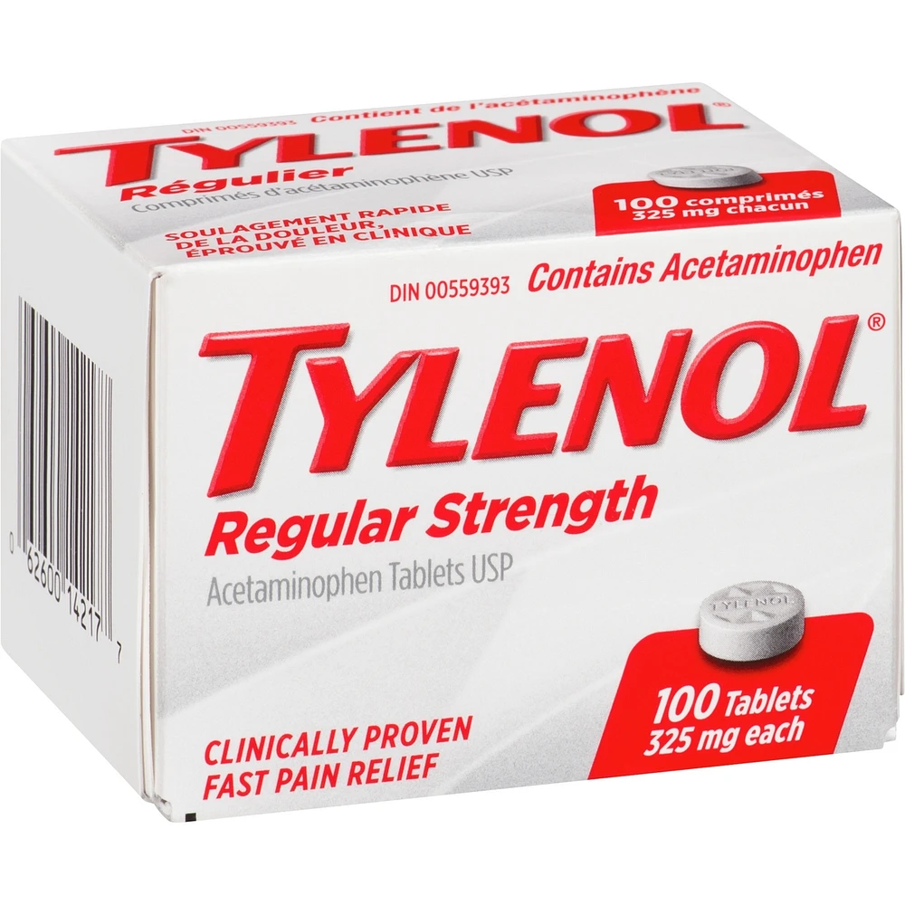Regular Strength Pain Relief Acetaminophen 325mg