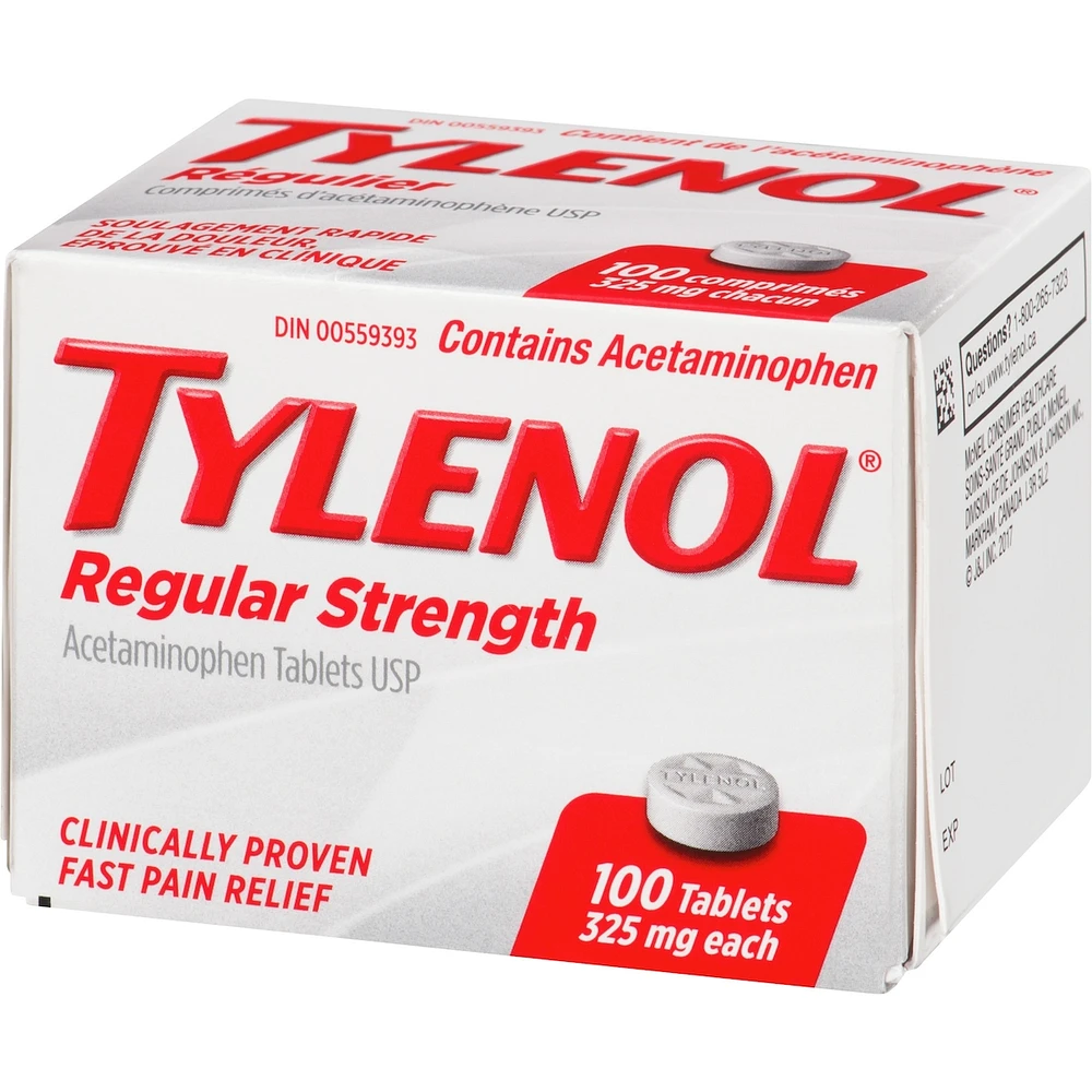 Regular Strength Pain Relief Acetaminophen 325mg