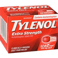 Acétaminophène à 500 mg, extra fort, comprimés FaciliT