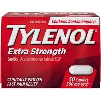 Acétaminophène à 500 mg, extra fort, caplets