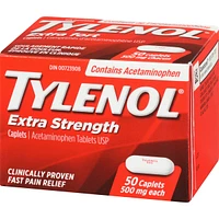 Acétaminophène à 500 mg, extra fort, caplets