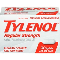Acétaminophène à 325 mg, analgésique, régulier