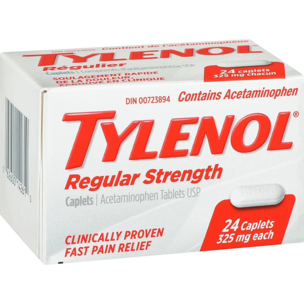 Acétaminophène à 325 mg, analgésique, régulier