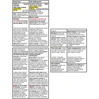 Acétaminophène à 325 mg, analgésique, régulier