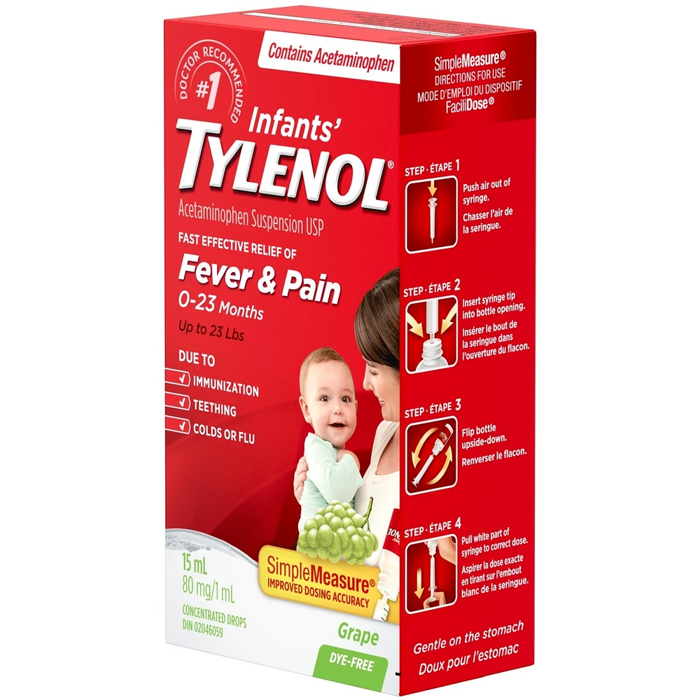 Infants' Medicine, Fever & Pain Drops