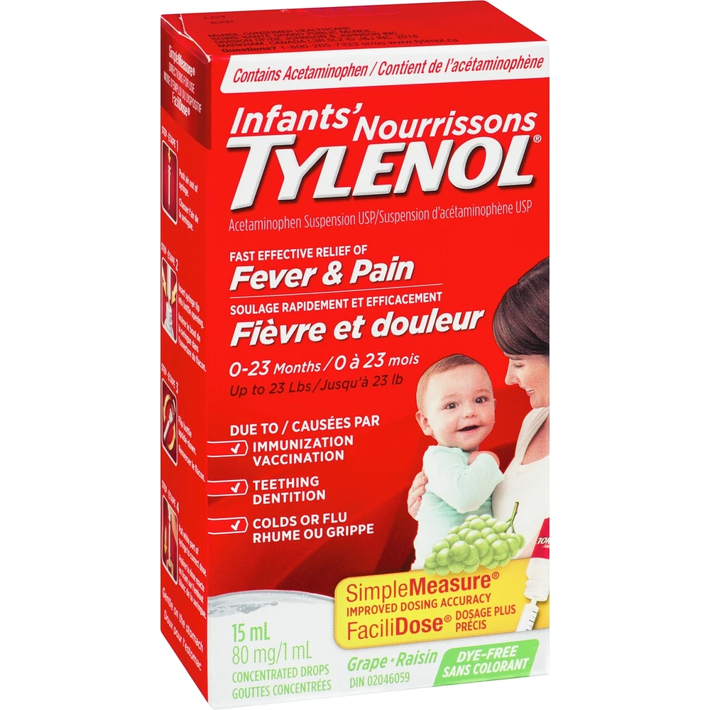 Infants' Medicine, Fever & Pain Drops