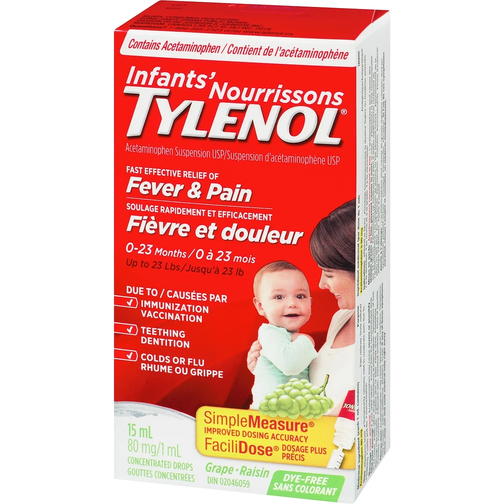 Infants' Medicine, Fever & Pain Drops