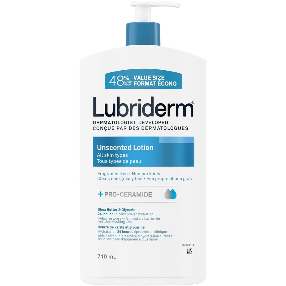 Unscented Lotion, Shea Butter and Glycerin, Dry Skin, Hand, Face Moisturizer