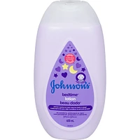 Johnson's Baby Bedtime Moisturizing Lotion and Cream for Dry Skin 400mL