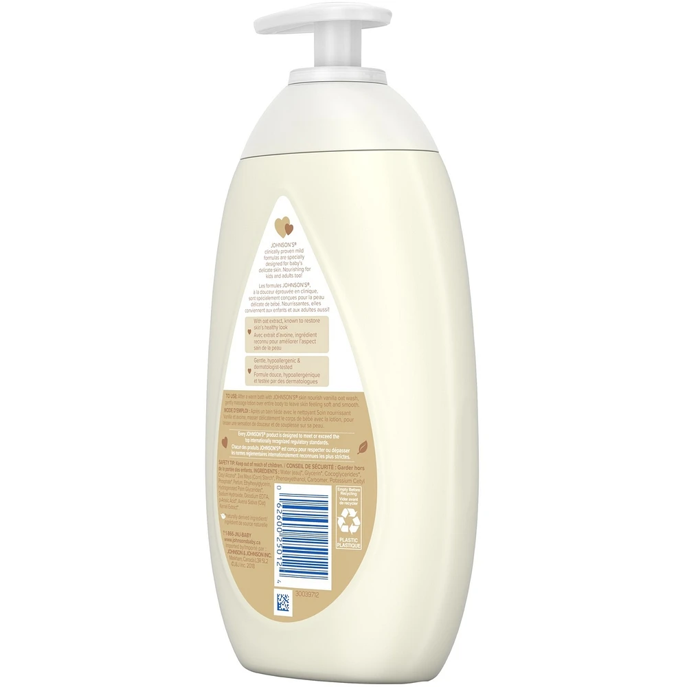Baby Lotion for Dry Skin, Skin Nourish Vanilla Oat