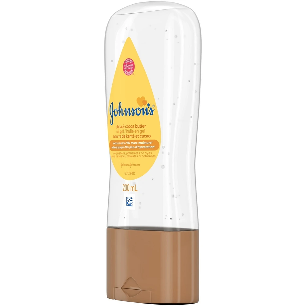 Baby Oil Gel with Shea and Cocoa Butter, Mineral Oi