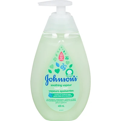 Johnson's Baby Vapor Bath, Soothing Baby Wash with Eucalyptus 400mL