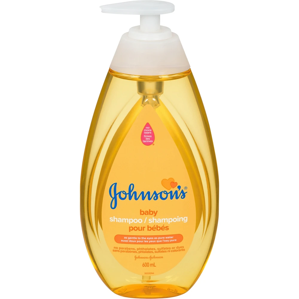Johnson's Baby Shampoo, Paraben and Tear Free and Mild 600mL