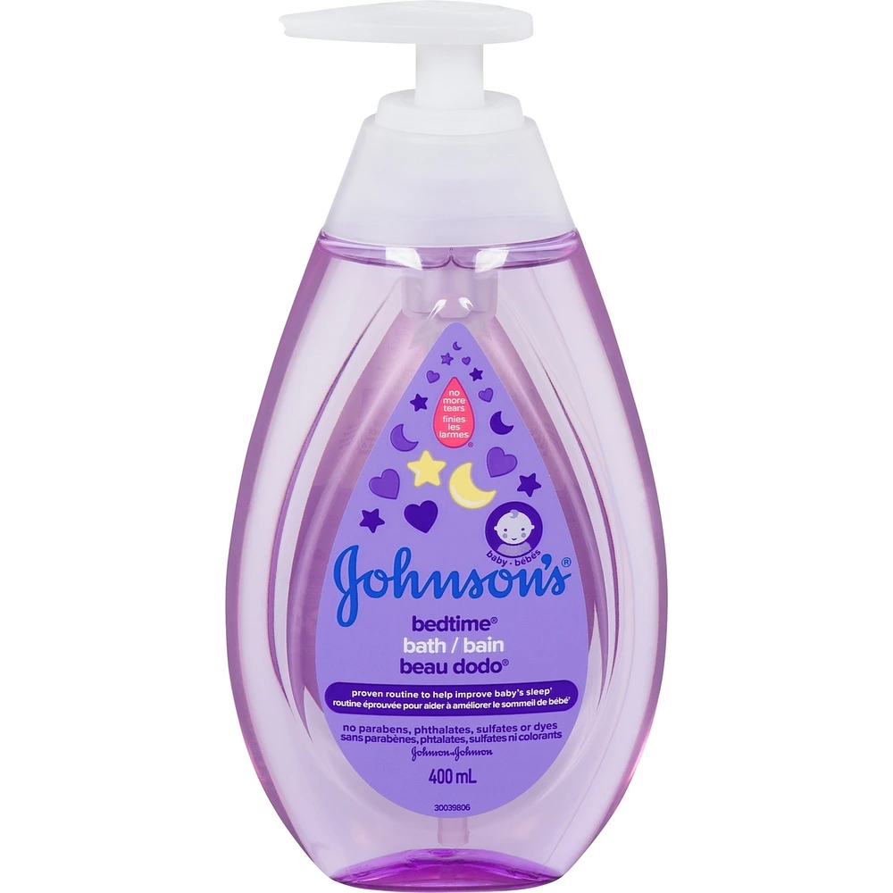 Johnson's Baby Bedtime Bath Wash, Baby Wash and Cleanser 400mL